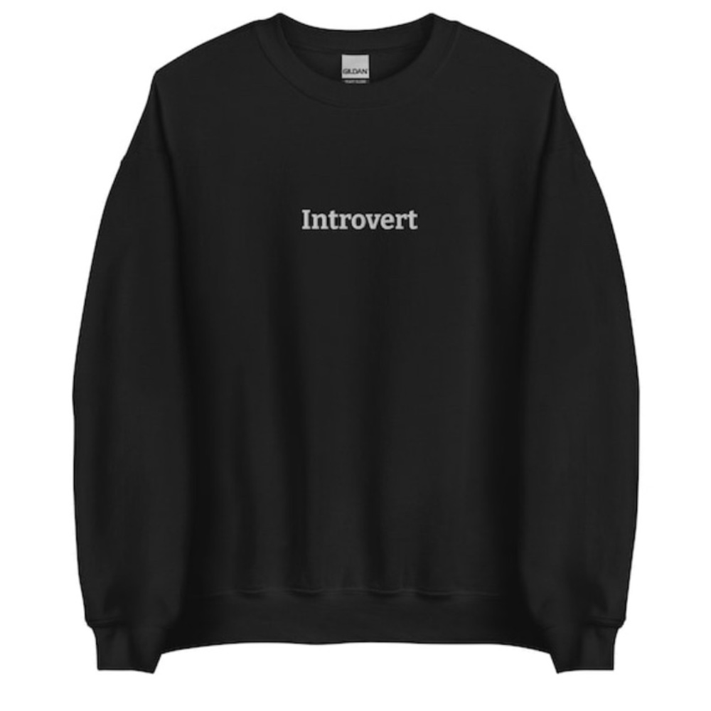 introvert sweatshirt